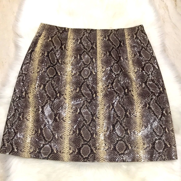 Sandro Kimberlay Leather Mini Skirt L NWT - Picture 9 of 17